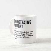Definition des coolen Verwaltungsassistenten Kaffeetasse (Vorderseite Links)