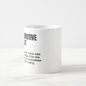 Definition des coolen Verwaltungsassistenten Kaffeetasse (Mittel)