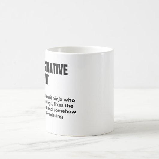 Definition des coolen Verwaltungsassistenten Kaffeetasse (Mittel)