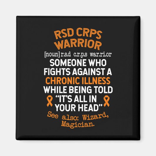 Definition des CRPS-Warriors Magnet (Vorne)