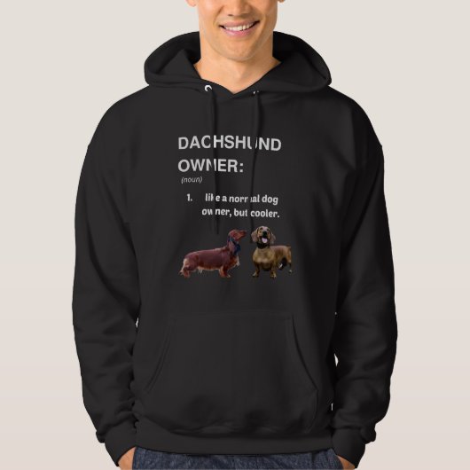 Definition des Dackel Hoodie (Vorderseite)