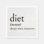 Definition des DIET Serviette (Vorderseite)