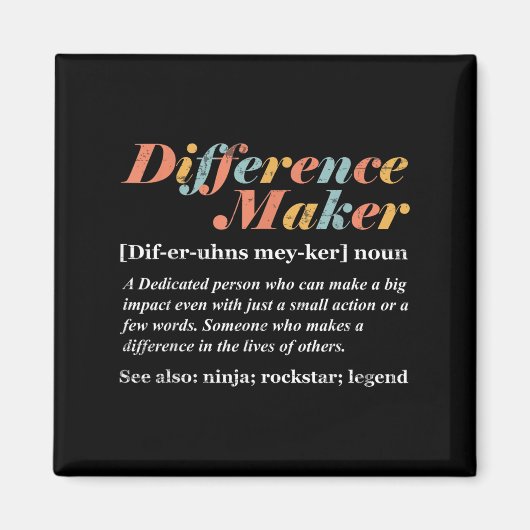 Definition des Differenzbilders Magnet (Vorne)