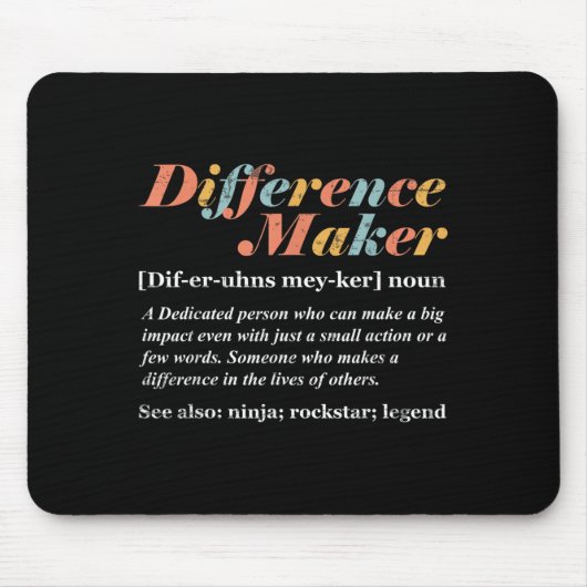 Definition des Differenzbilders Mousepad (Vorne)