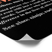 Definition des Differenzbilders Poster (Ecke)