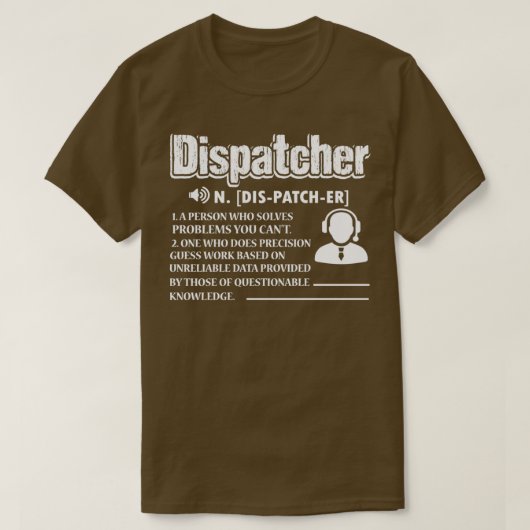 Definition des Dispatchers T-Shirt (Design vorne)