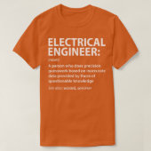 Definition des Elektroingenieurs T-Shirt (Design vorne)