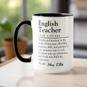 Definition des Englischen Lehrers - Lehrerbewertun Tasse