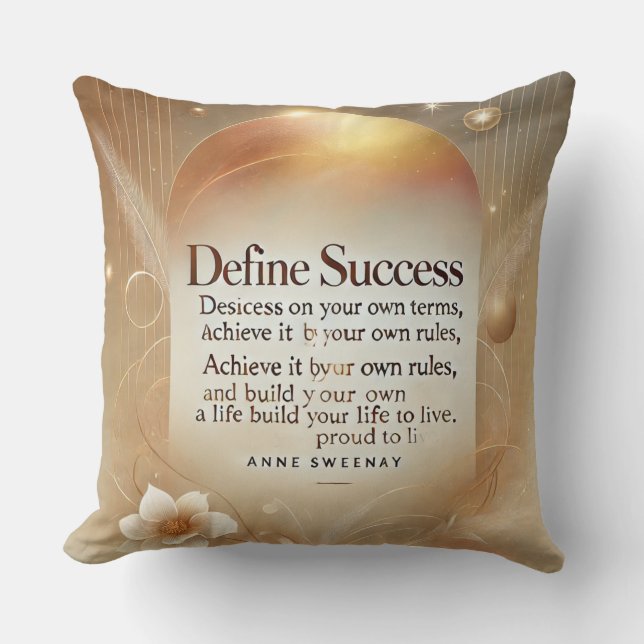 Definition des Erfolgs 25 Kissen (Vorderseite)