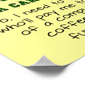 Definition des Erfolgsgeheimnisses Poster (Ecke)