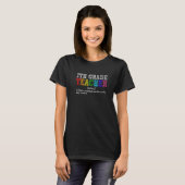 Definition des ersten Lehrers am 7. T-Shirt (Vorne ganz)