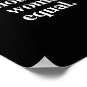 Definition des Feminismus - Die radikale Vorstellu Poster (Ecke)