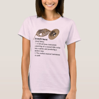 Definition des französischen Horns T-Shirt