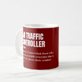 Definition des "Funny Air Traffic Controller" Kaffeetasse (Vorderseite Links)