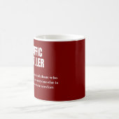 Definition des "Funny Air Traffic Controller" Kaffeetasse (Mittel)