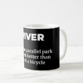 Definition des Funny Bus-Treibers Kaffeetasse (VorderseiteRechts)