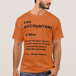 Definition des "Funny Tax Accounts" T-Shirt