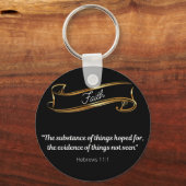 Definition des Glaubens Schlüsselanhänger (Vorderseite)