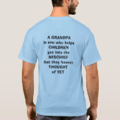 Definition des Großvaters T-Shirt (Rückseite)