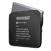 Definition des Hämatologen Laptopschutzhülle (Vorderseite Links)