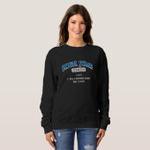 Definition des Hochsprungtrainers   Leichtathletik Sweatshirt (Vorne ganz)
