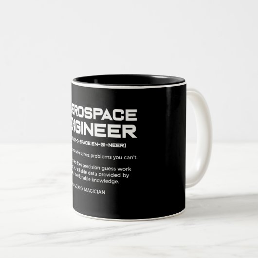 Definition des Ingenieurs für die sonnige Luft- un Zweifarbige Tasse (VorderseiteRechts)