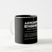Definition des Ingenieurs für die sonnige Luft- un Zweifarbige Tasse (Vorderseite Links)