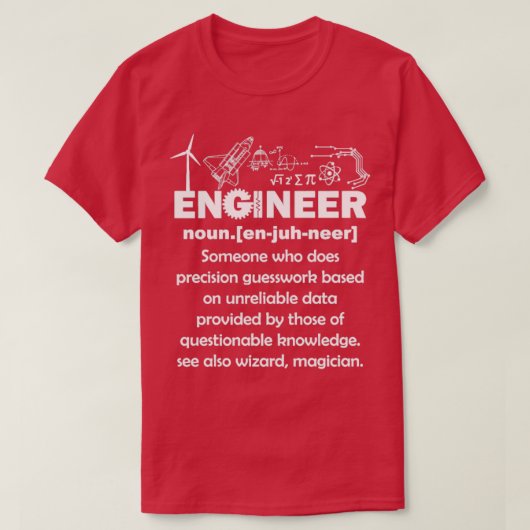 Definition des Ingenieurs T-Shirt (Design vorne)