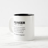 Definition des Ingenieurs Zweifarbige Tasse (Vorderseite Links)
