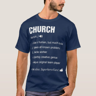 Definition des Kirchennamens "Familie lustig" T-Shirt
