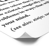 Definition des Koordinators für das Sonnenchaos Poster (Ecke)