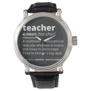 Definition des Lehrers - Funny Teaching School Tea Armbanduhr