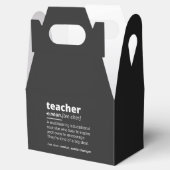 Definition des Lehrers - Funny Teaching School Tea Geschenkschachtel (Geöffnet)