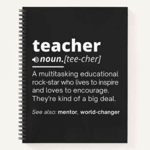 Definition des Lehrers - Funny Teaching School Tea Notizblock