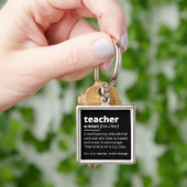 Definition des Lehrers - Funny Teaching School Tea Schlüsselanhänger (Hand)