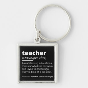 Definition des Lehrers - Funny Teaching School Tea Schlüsselanhänger