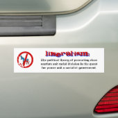 Definition des Liberalismus-Autoaufklebers Autoaufkleber (Auf Auto)