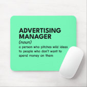 Definition des Marketing Managers Mousepad (Mit Mouse)