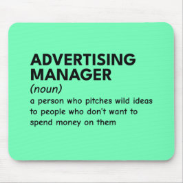 Definition des Marketing Managers Mousepad