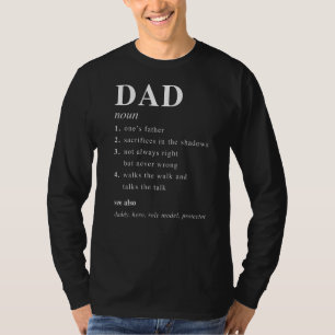 Definition des Mens-Vaters T-Shirt