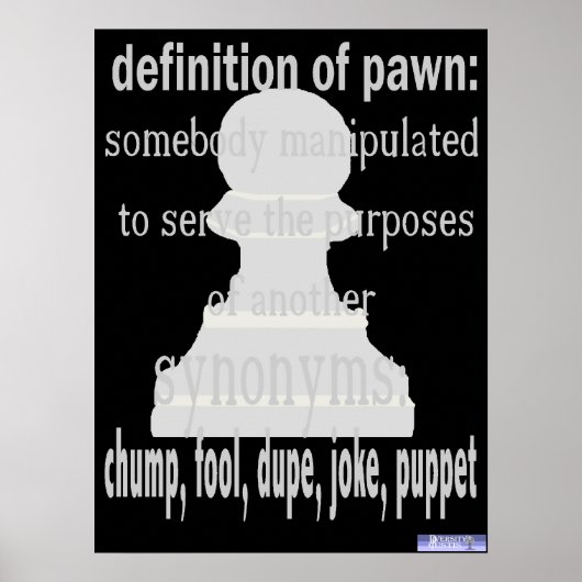 Definition des Pawn Poster (Vorne)