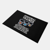 Definition des Personal Trainers Fußmatte (Schrägansicht)