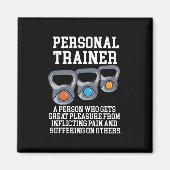 Definition des Personal Trainers Magnet (Vorne)