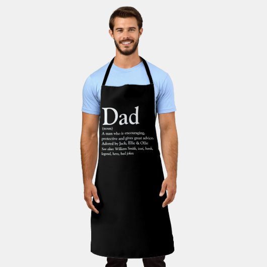 Definition des Personalisierten Vaters Schürze (Getragen)