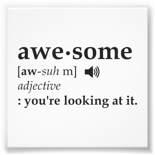 Definition des Phantastischen Fotodruck (Vorne)