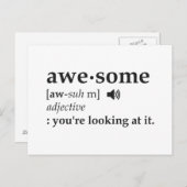 Definition des Phantastischen Postkarte (Vorne/Hinten)