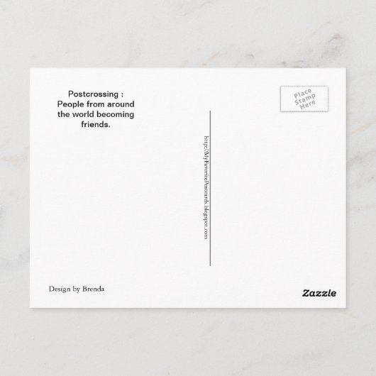 Definition des Postübergangs Postkarte, Wörterbuch Postkarte (Rückseite)