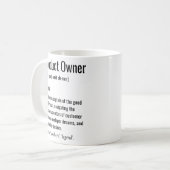 Definition des Produkteigentümers Kaffeetasse (Vorderseite Links)