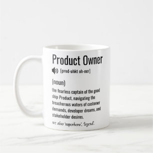 Definition des Produkteigentümers Kaffeetasse