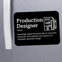 Definition des Produktions-Designers - Film 3" x 4 Magnet